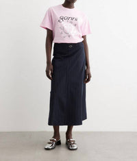 Ganni - Sachet Basic Jersey Sun Relaxed T-shirt