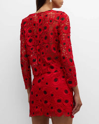 Milly - Nori Long Sleeve Lace Top