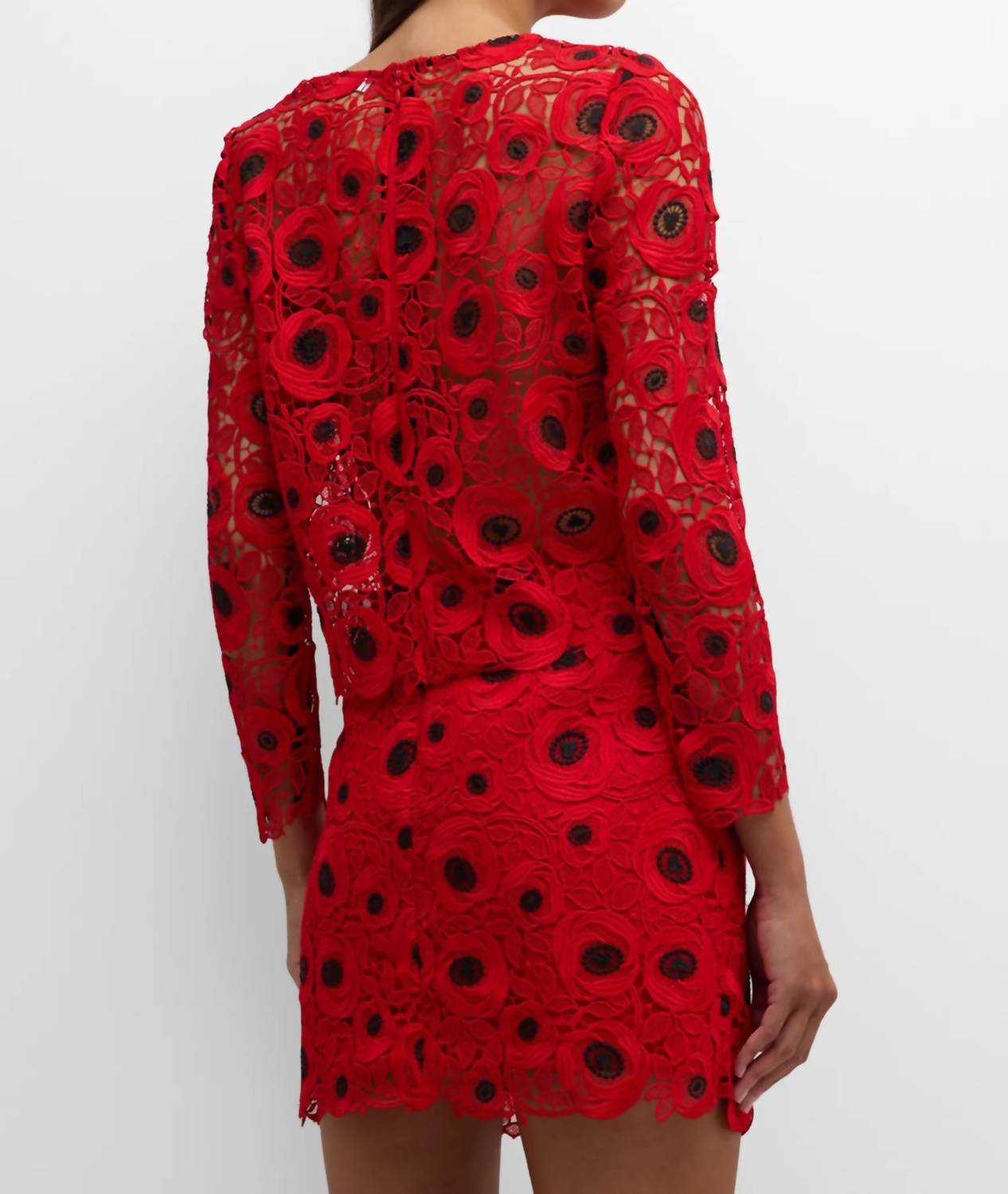 Milly - Nori Long Sleeve Lace Top