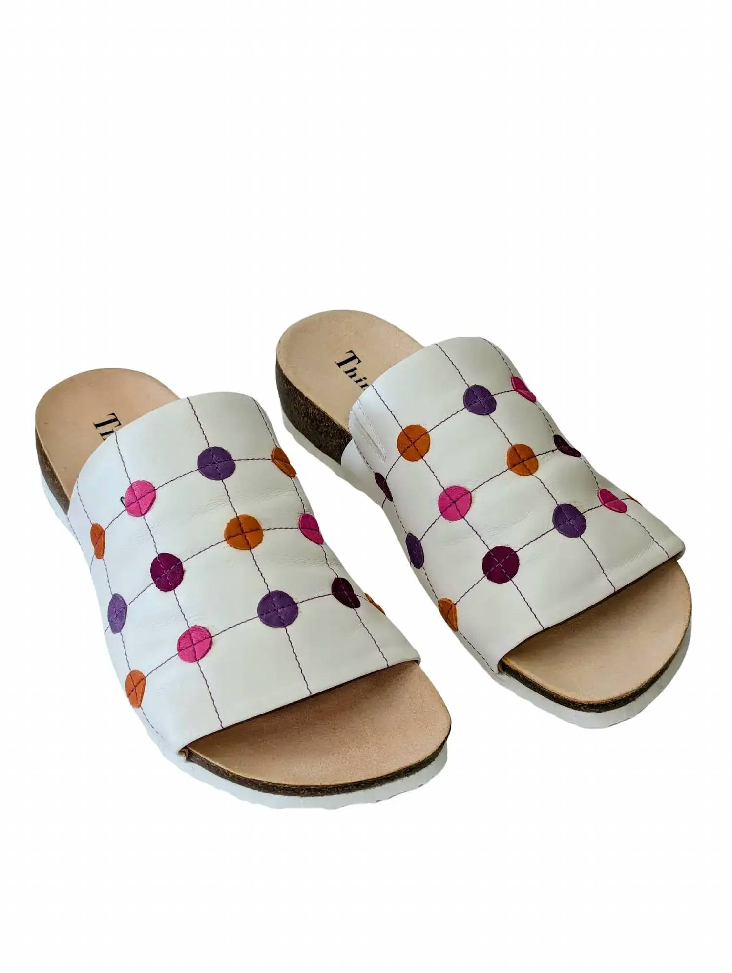 Think! Women's Koak Sandals in bianco kombi - women's sandal