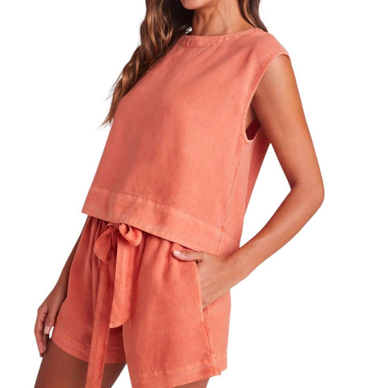 Bella Dahl - boxy button back top