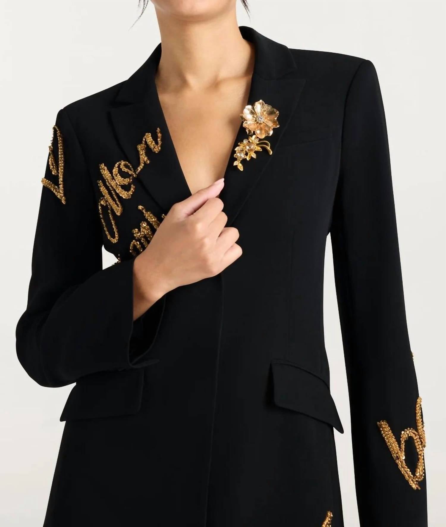 Cinq A Sept - Crushed Sequin Loveletter Joel Mini Dress