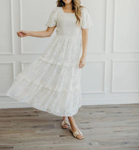Mikarose - Ailen Champagne Midi Dress