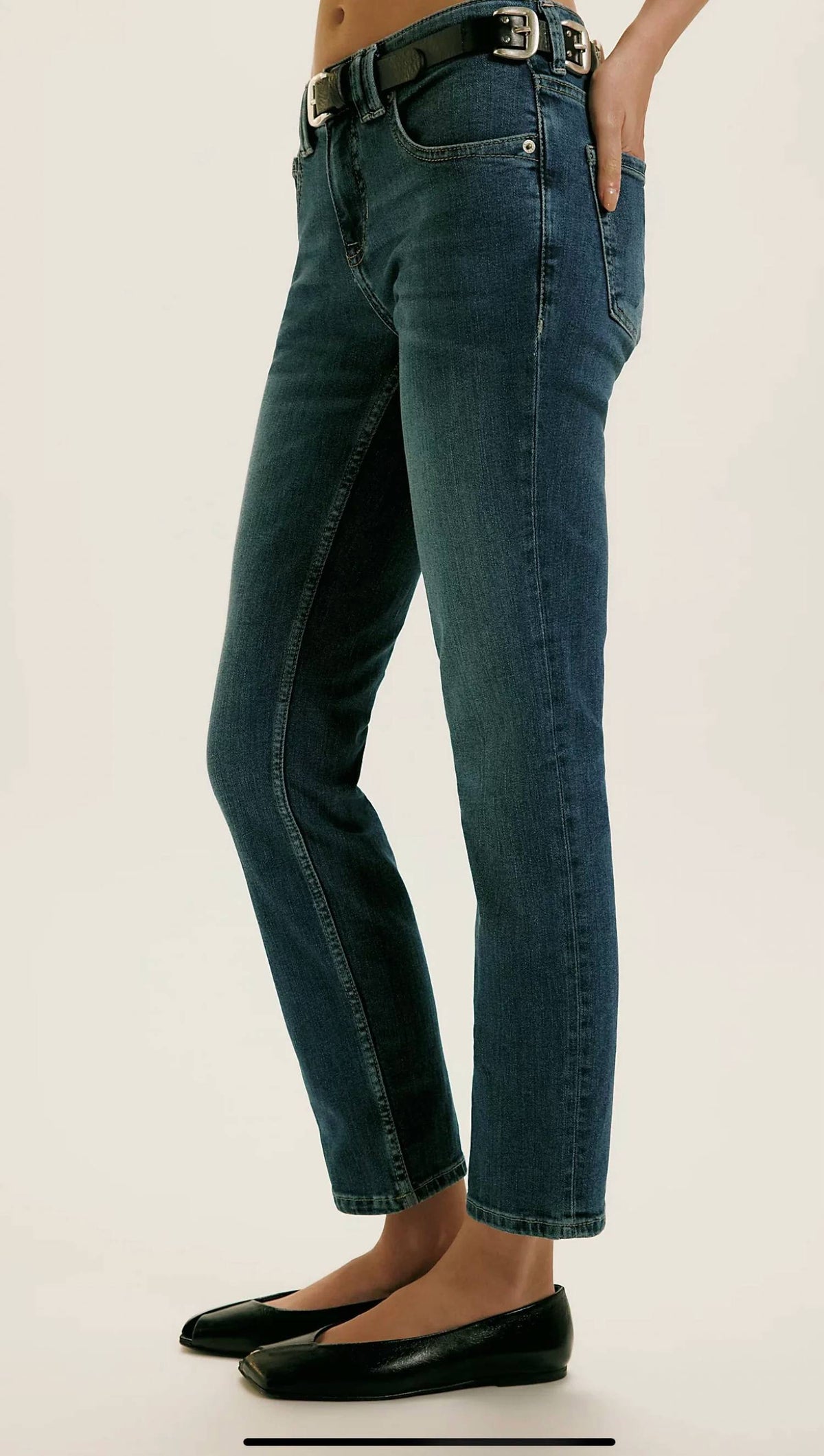 Free People - Oracle Low Rise Slim Jeans