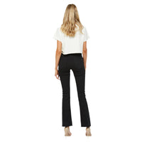 Mica Denim - Mid Rise Slim Boot Cut Jeans