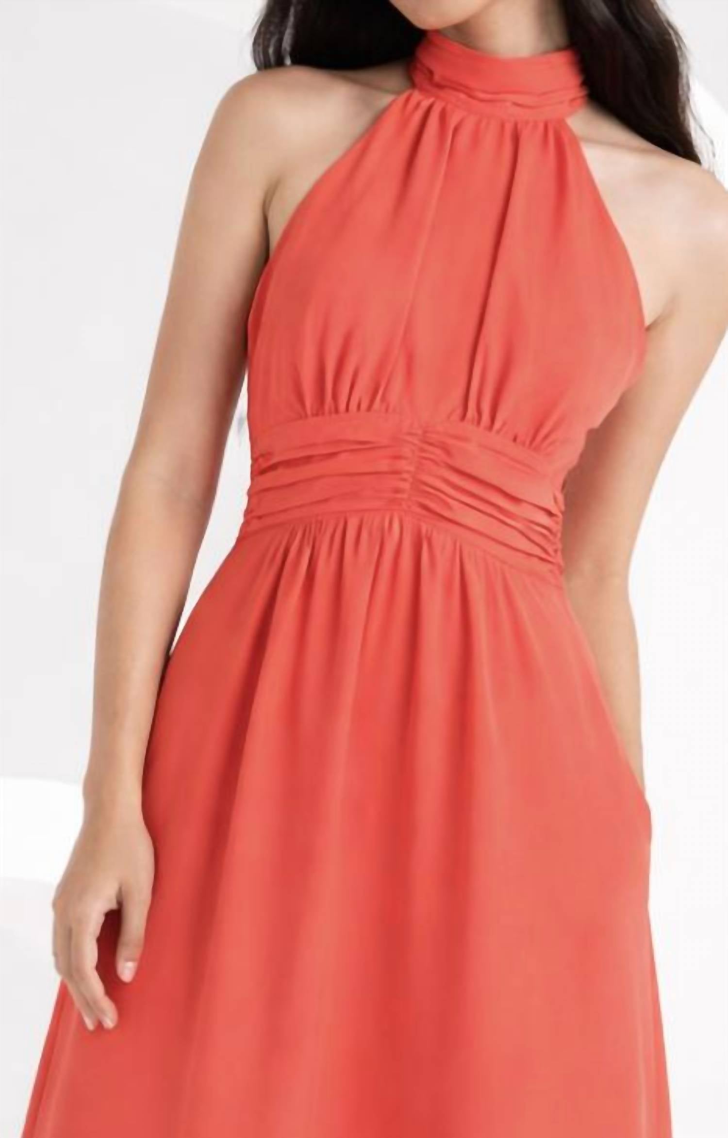 Purotatto - Halter Midi Dress