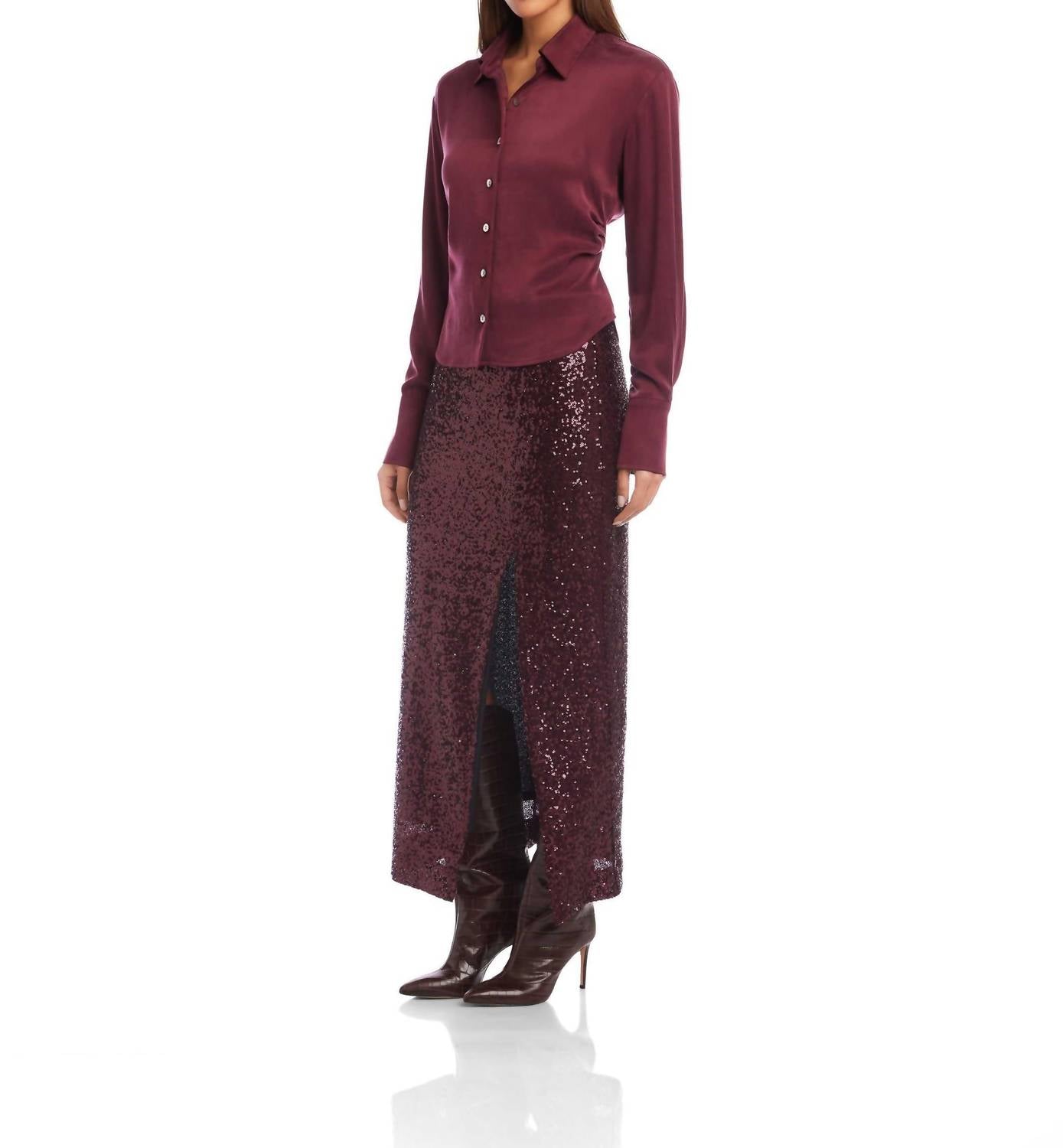 Fifteen Twenty - Tawnie Side Pleat Shirt