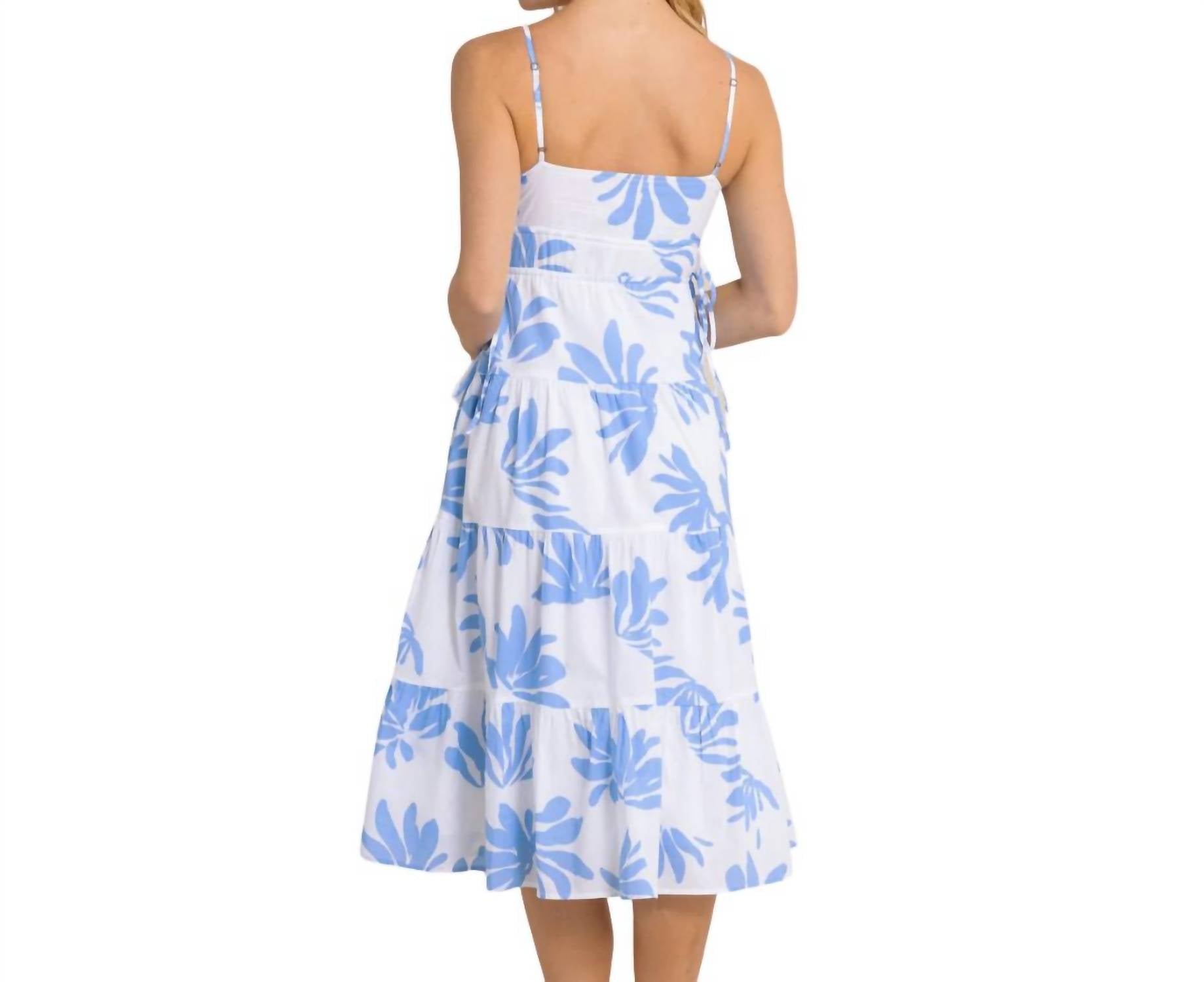 Southern Tide - Raquel Leafy Luxe Midi Dress