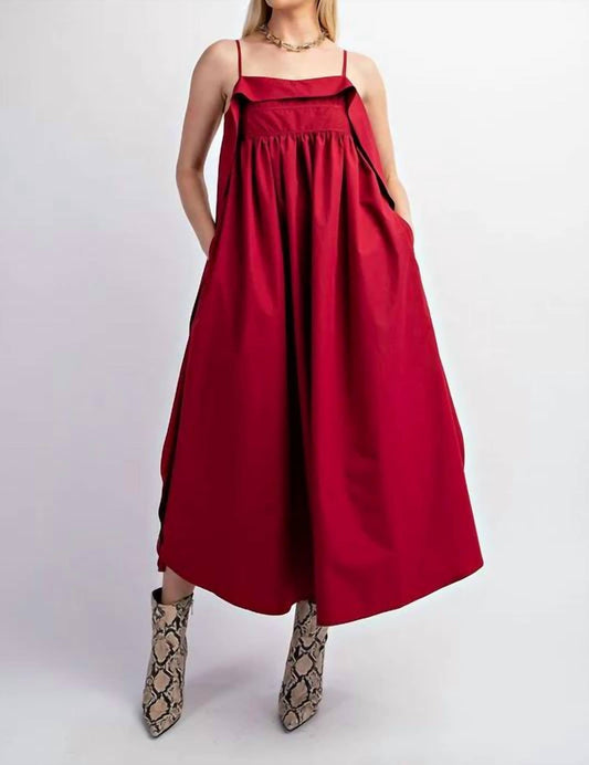 Gigio - Open Back Midi Dress