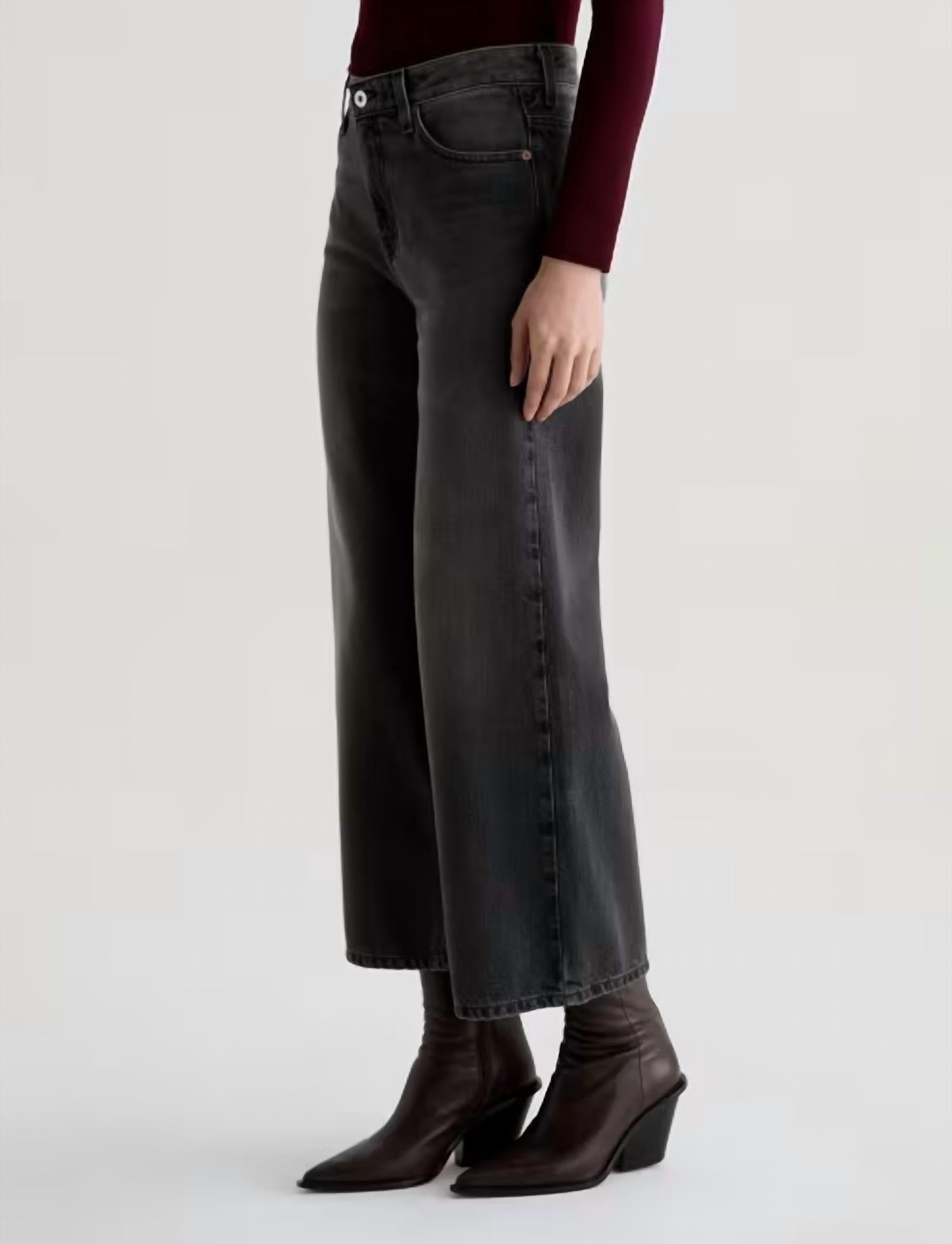 Ag Jeans - Saige Wide Leg Crop Jean