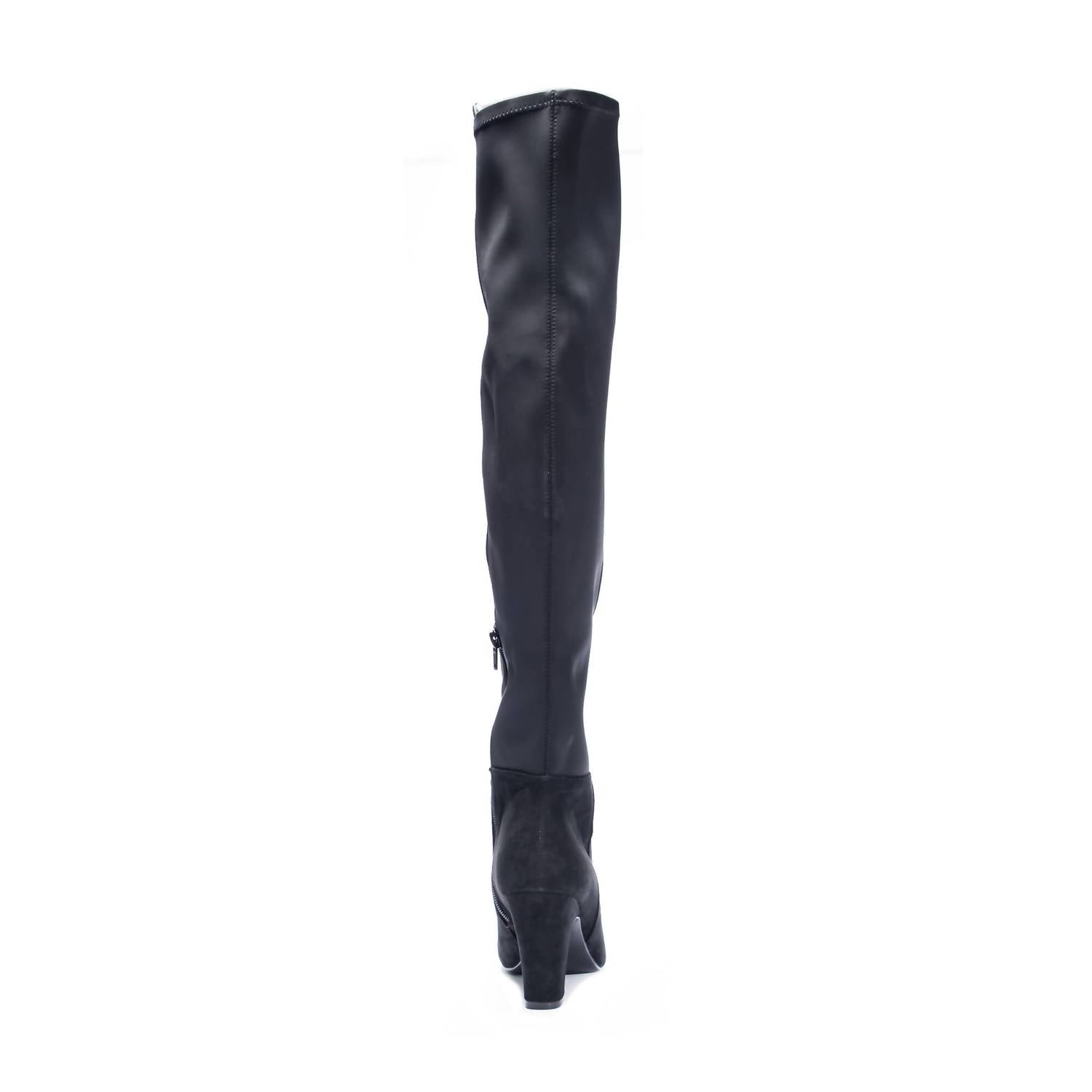 Chinese Laundry - Women's Canyons Low Heel Thigh High Stretch Boots