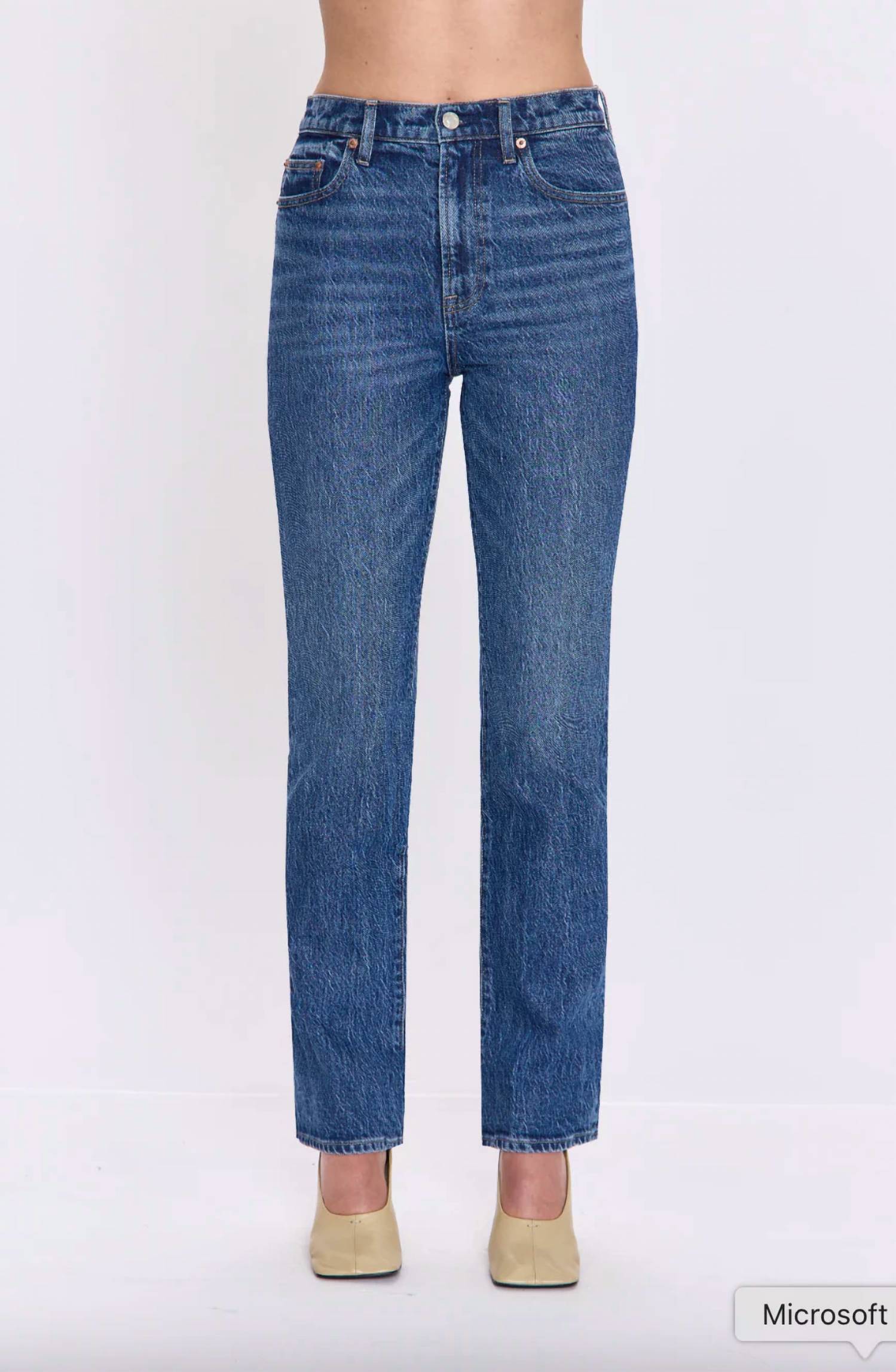 Pistola - Bri High Rise Slim Straight Jeans