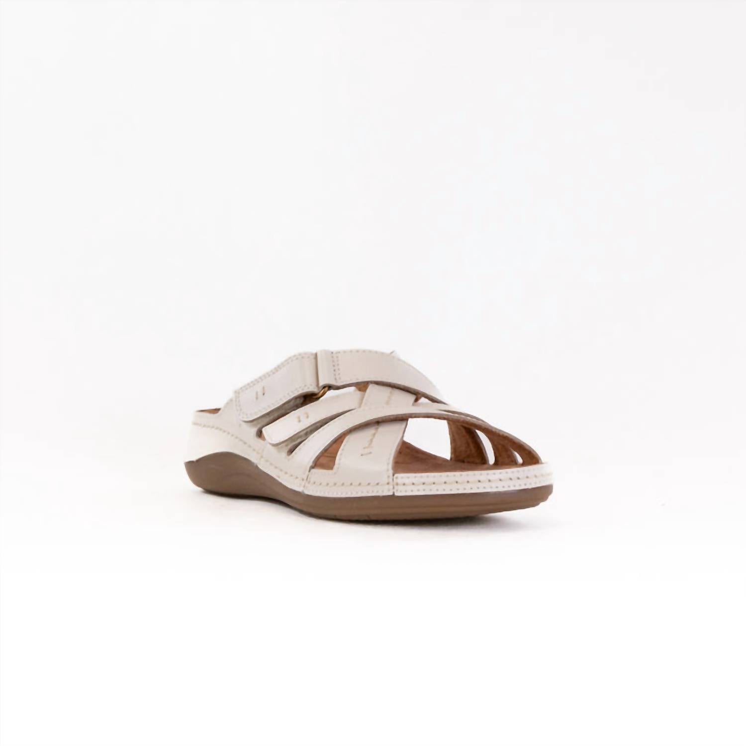 Clarks Women's Cecily Slide Sandal in cream - women's sandal