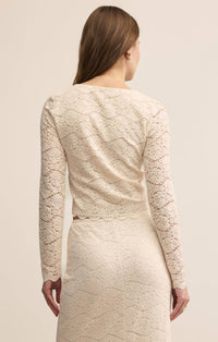 Z Supply - Aurora Lace Long Sleeve Top