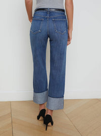 L'Agence - Leighton Cuffed Stovepipe Jean
