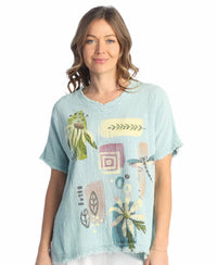 Jess & Jane - Verano Mineral Washed Cotton Gauze Top