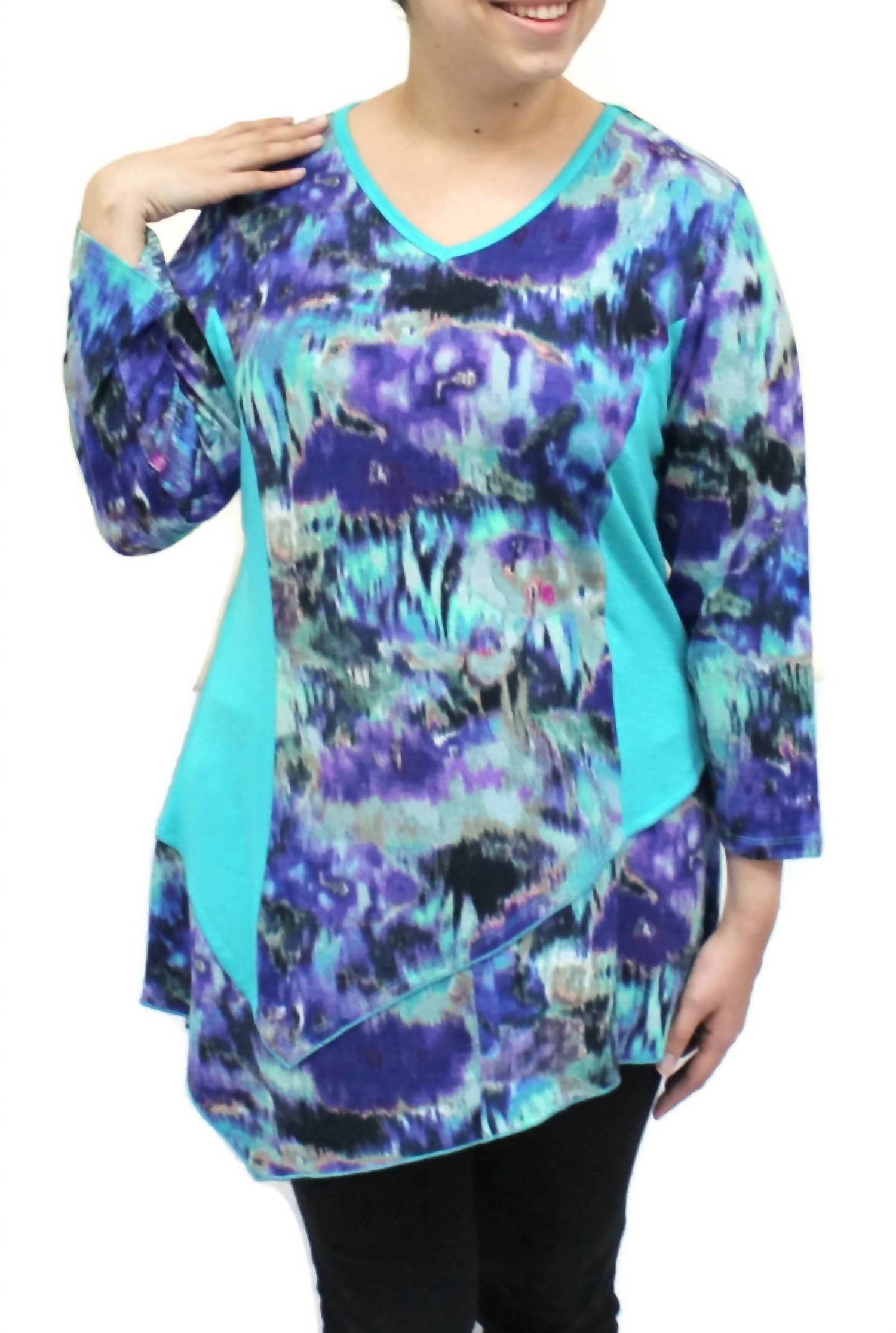Parsley & Sage - Lily Pond Asymmetrical Top