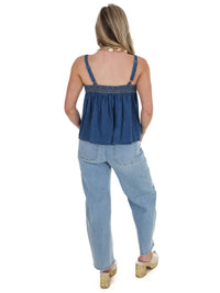 Flying Tomato - Women's Unwritten Denim Top