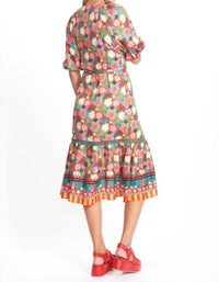 Emily Lovelock - Sophie Tiger Print Midi Dress