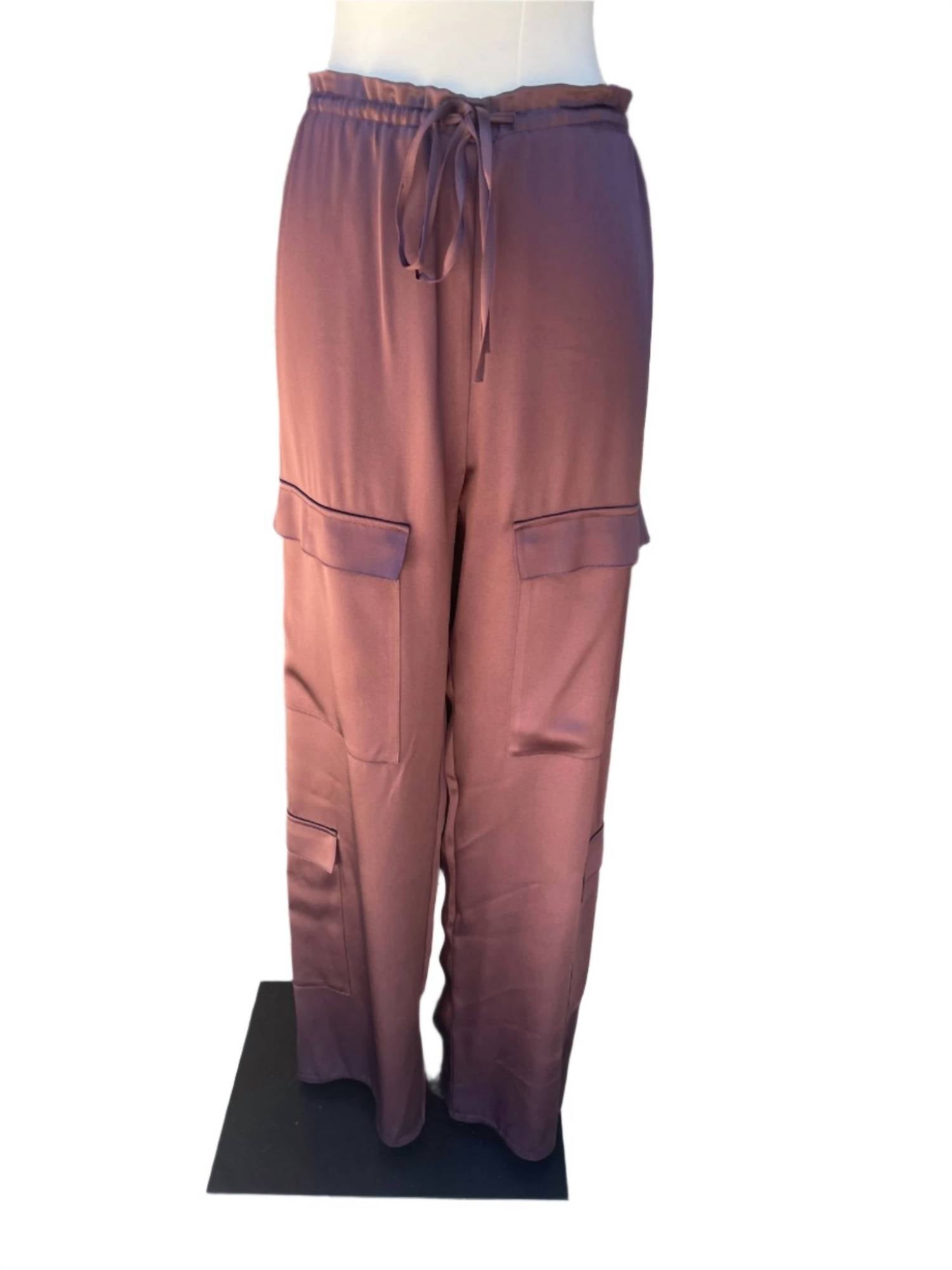 Lapointe - Satin Drawstring Cargo Pant