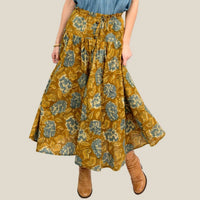 Ivy Jane - Honey Hydrangea Button Skirt