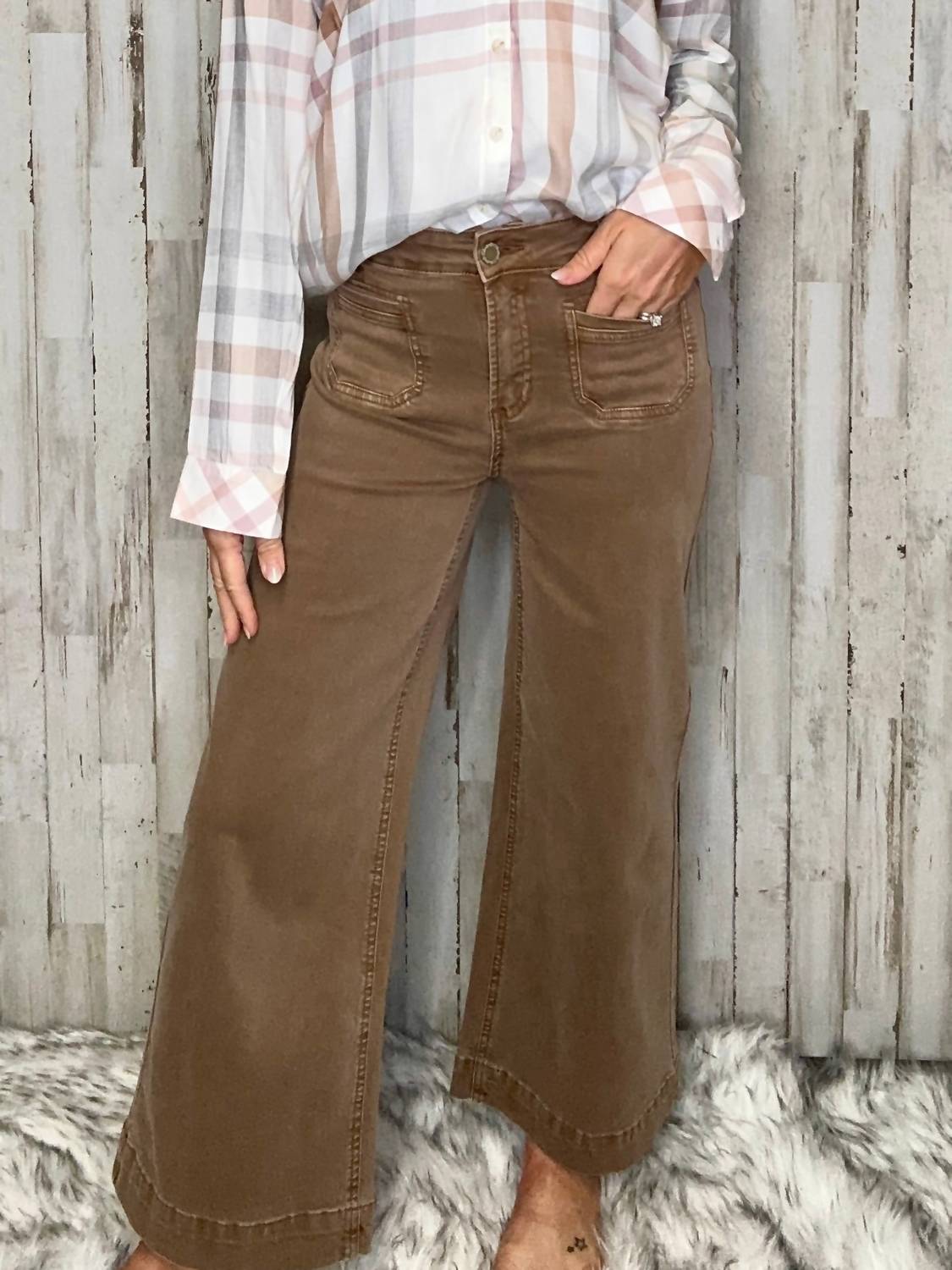Charlie B - Delaware Patch Pocket Pant