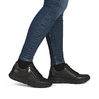 RIEKER Women's N1301 Lace Up Shoes in schwarz - women's sneaker - view 5