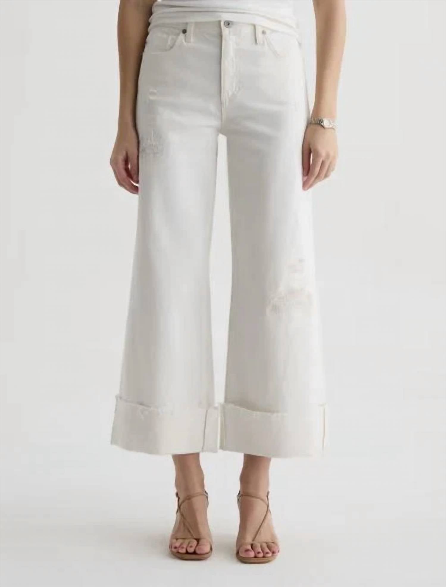 Ag Jeans - Women's Saige Wide Leg Crop Pants