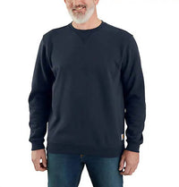 carhartt Men's Loose Fit Midweight Crewneck Sweatshirt in new navy - men's shirt