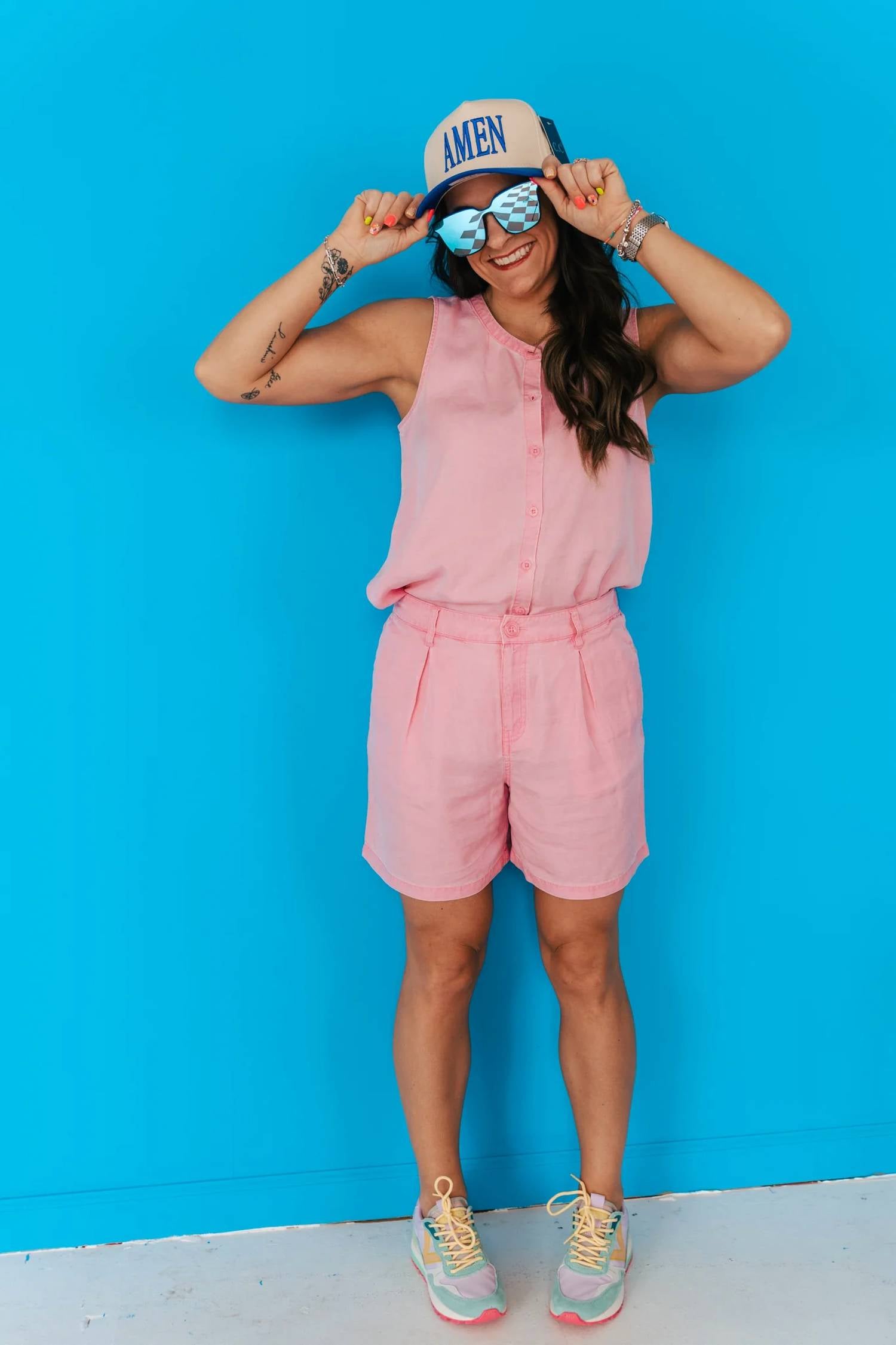 Tribal - Pleated Wide Shorts