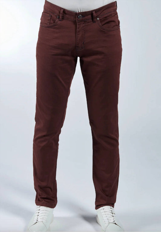 Zetterburg Pant in Burgundy