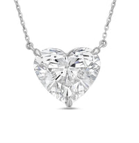 Diana M Jewels - 2.00 Cts Lab Grown Diamond Heart Solitaire Pendant