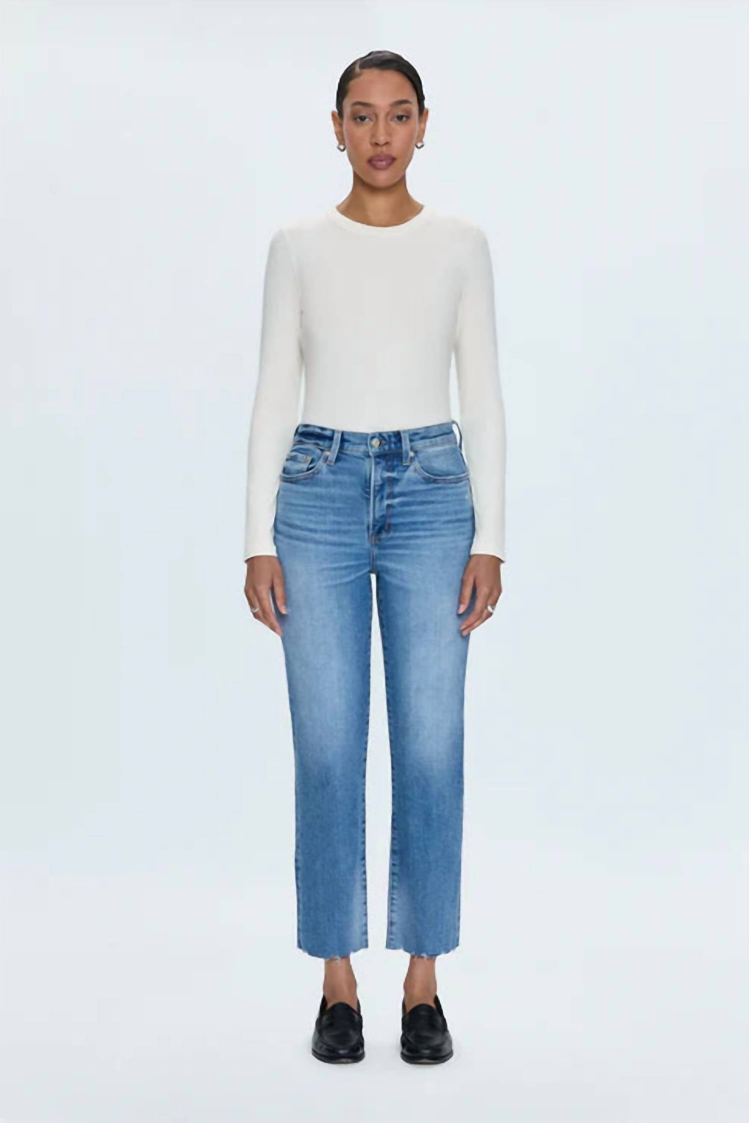 Pistola - Women's Charlie High Rise Straight Jean