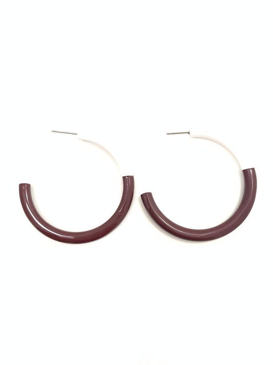 Accessory Jane - Women's Game Day Hoops Earrings