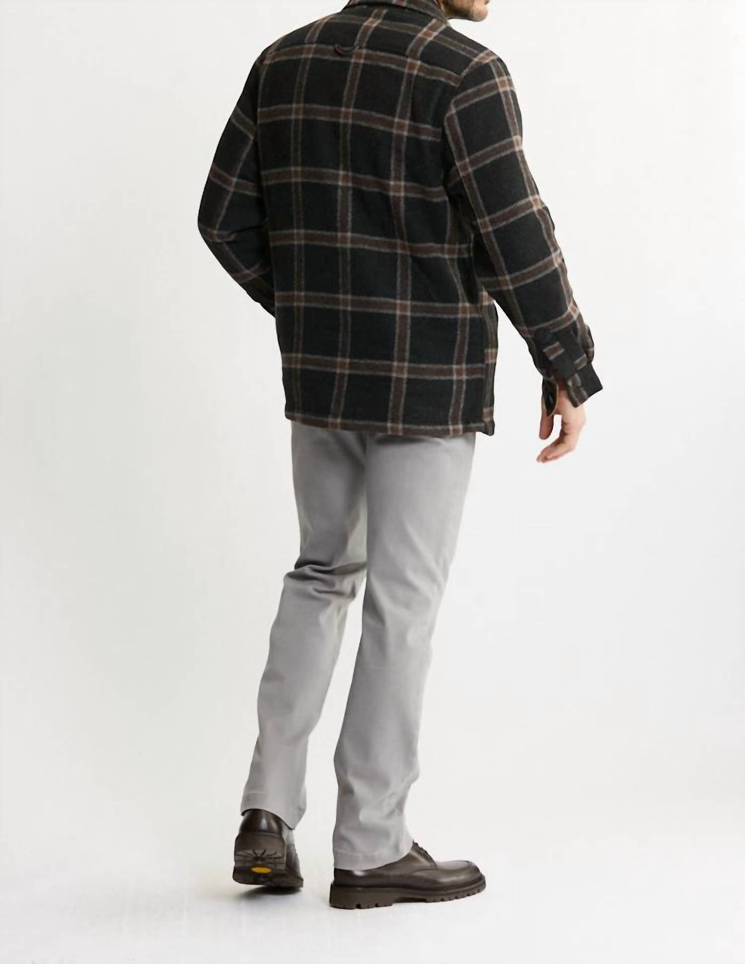 Jachs New York - Thermal Lined Wool Blend Shirt Jacket