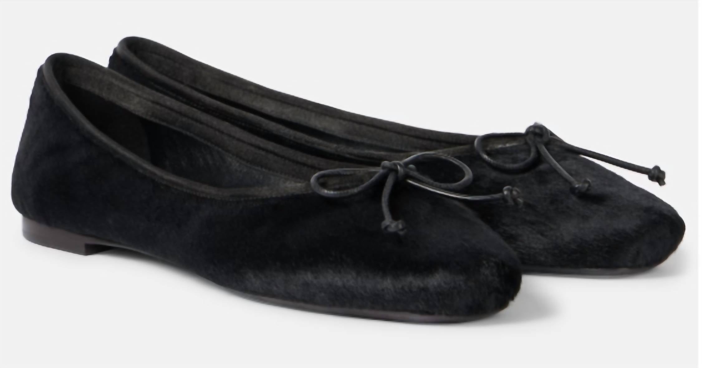 Khaite Women's Charlotte Ballerina Flats in black - women's flats