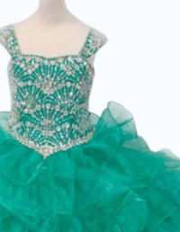 Little Rosie - Girl's Glitz Long Pageant Dress