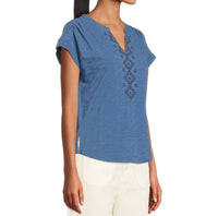 Tommy Bahama - Dani Jersey Cross Stitch Tee