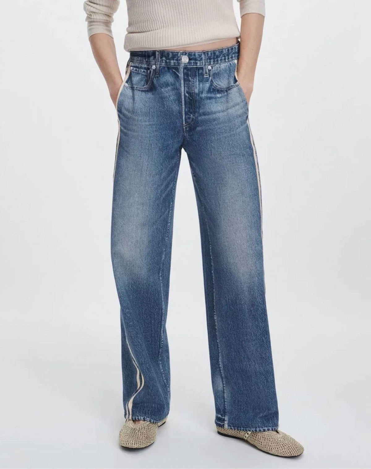 Rag & Bone - Miramar Sport Stripe Track Pant