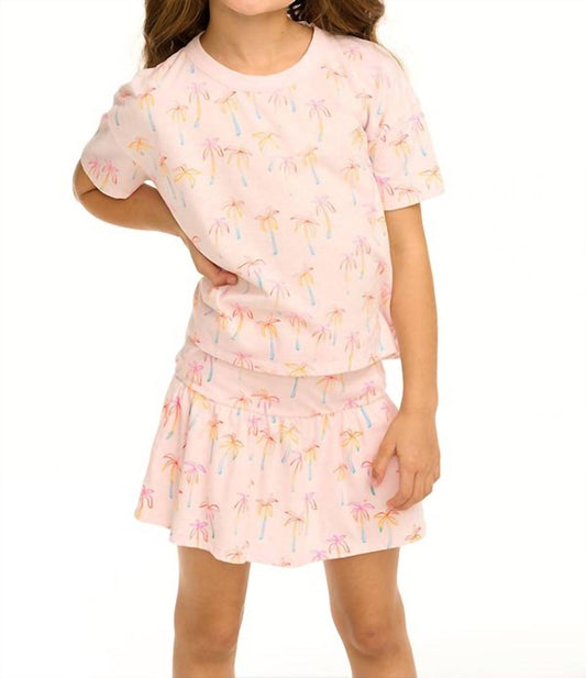 Chaser - Kids Sunset Palms Skirt
