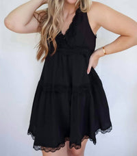 By Together - Rosemary Mini Dress With Lace Detail