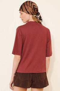 Nation Ltd - Lara Cowl Neck Tee
