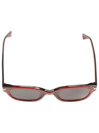 Amiri Unisex Classic Logo Sunglasses in translucent red - women's accessory - detail view