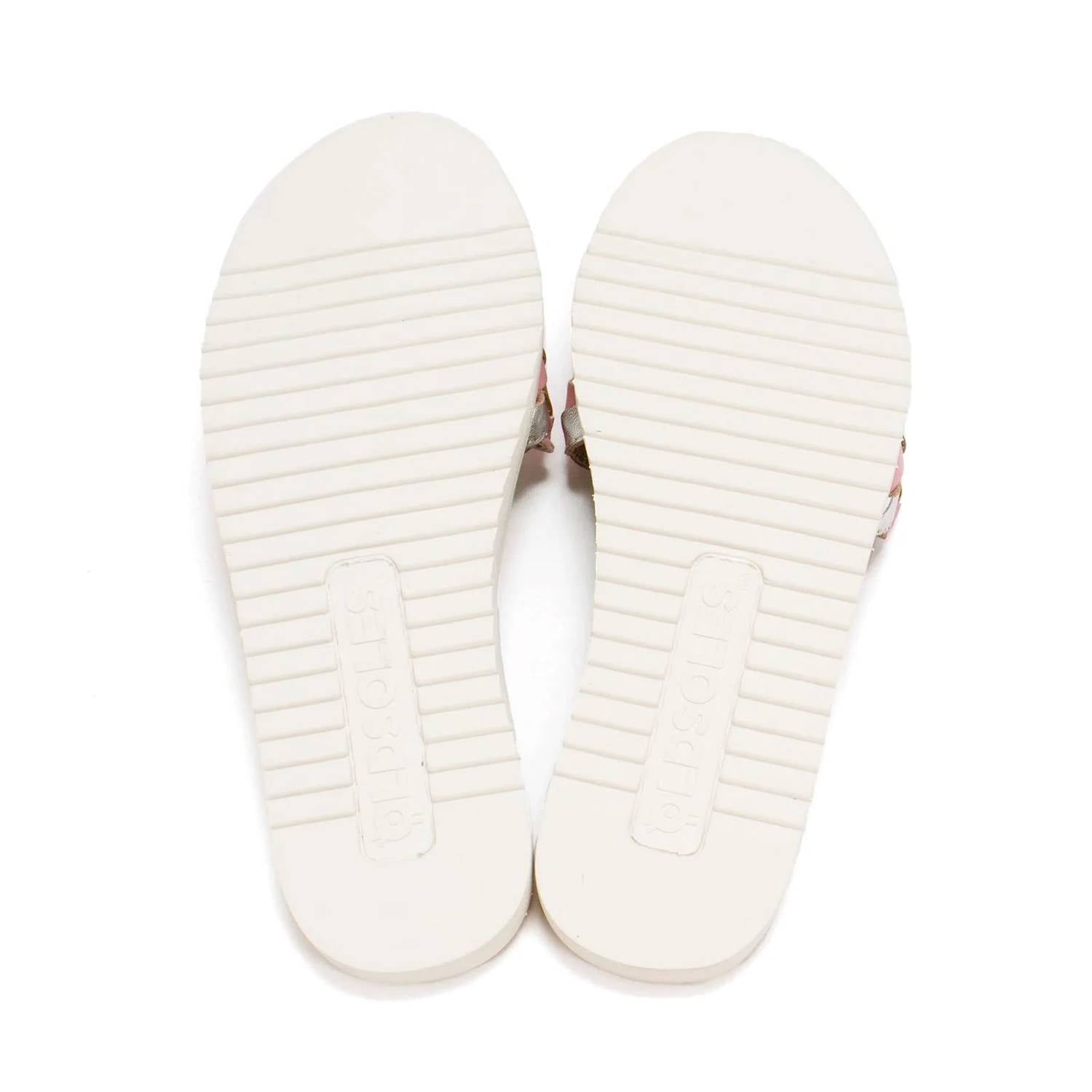 Oldsoles - Girl's Monarco Leather Slides