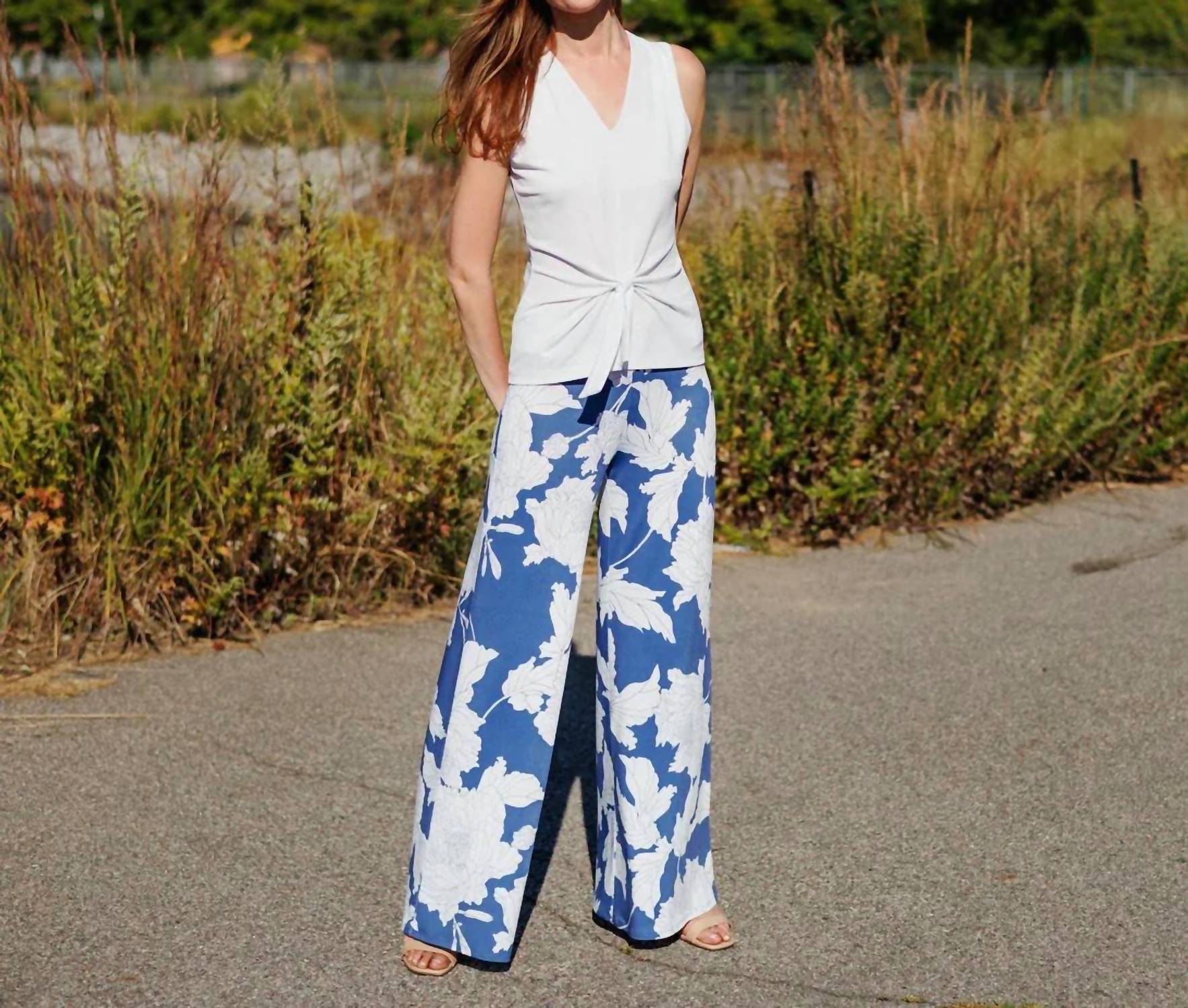 Clara Sun Woo - Mum Sketch Butter Knit Wide Leg Palazzo Pant
