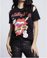Recycled Karma - Rolling Stones Slit Sleeve Tee