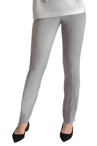 Peace Of Cloth - Mid Waist Solid Straight Twill Pant