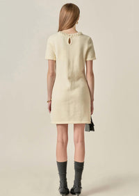 English Factory - Pearl Key Hole Dress