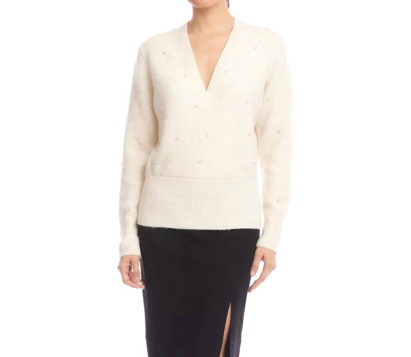 Karen Kane - Pearl Wrap Sweater - Plus