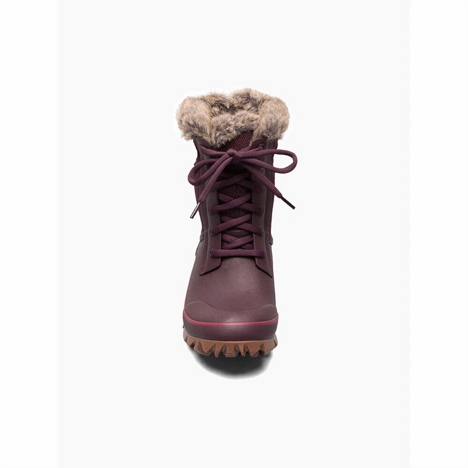 BOGS Women's Arcata Faded Winter Boots in wine - women's shoe - alternate view